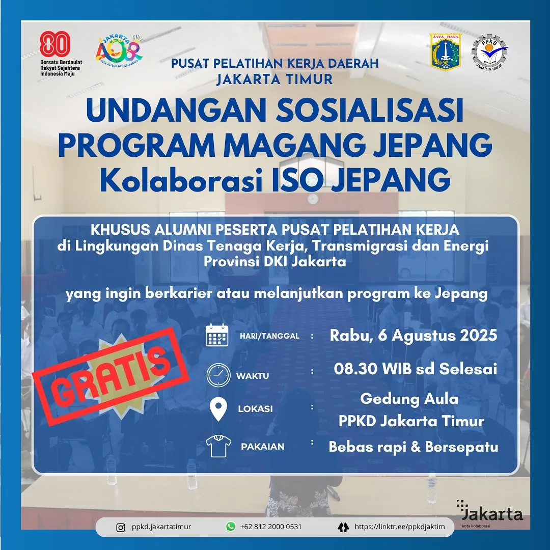 UNDANGAN SOSIALISASI PROGRAM MAGANG JEPANG – PPKD KABUPATEN ACEH SINGKIL